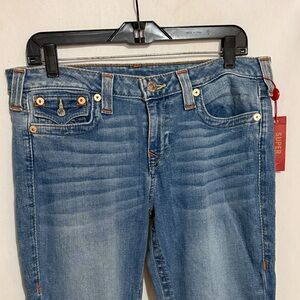 True Religion Slim Straight Leg Super Stretch Jeans, Size W31,NWT,MAKE AN OFFER
